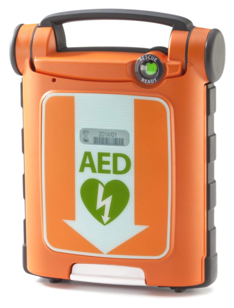 Défibrillateur Powerheart G5 pour formation aux premiers secours.