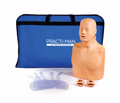 Mannequin de réanimation adulte PractiMan pour formation SST.